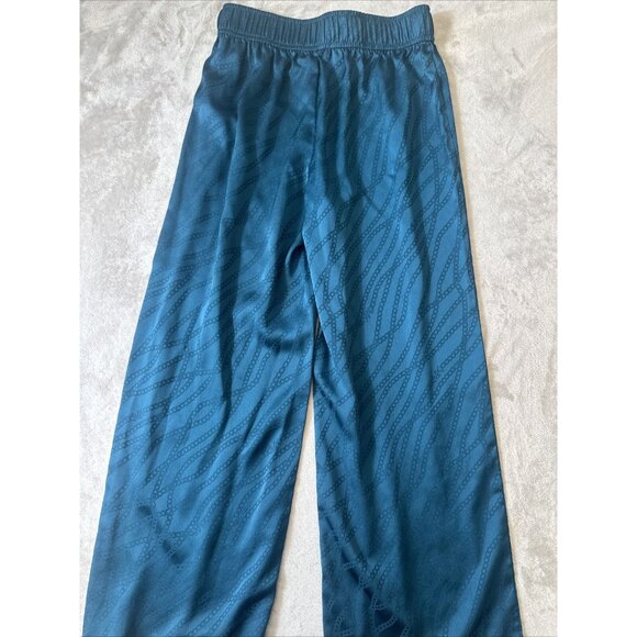 Women’s Michael Kors Pull on Pants Blue Teal Wide Leg Small - Picture 12 of 12